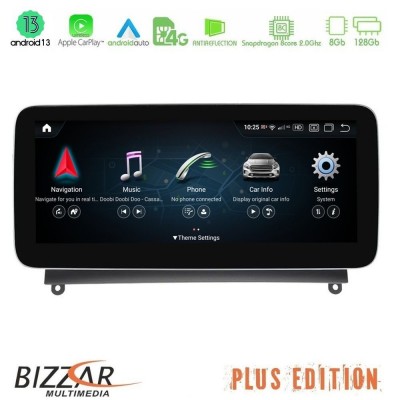 Bizzar Plus Edition Mercedes C Class NTG4.0 (W204) Android13 (8+128GB) Navigation Multimedia 10,25″ Anti-reflection