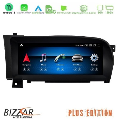 Bizzar Plus Edition Mercedes Android 13 (8+128GB) 8core Mercedes S Class NTG3 Navigation Multimedia station