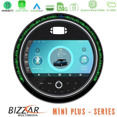 Bizzar OEM Mini Countryman F60 8core Android13 8+128GB Navigation Multimedia System 9