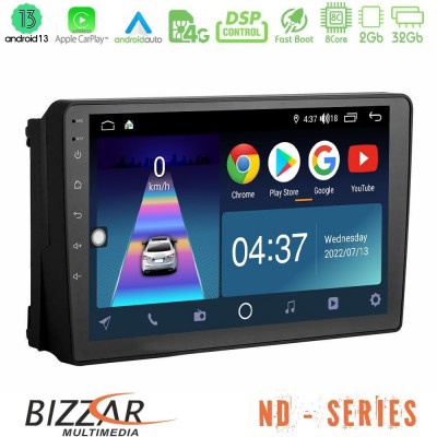 Bizzar ND Series 8Core Android13 2+32GB Ford 2007-> Navigation Multimedia Tablet 9