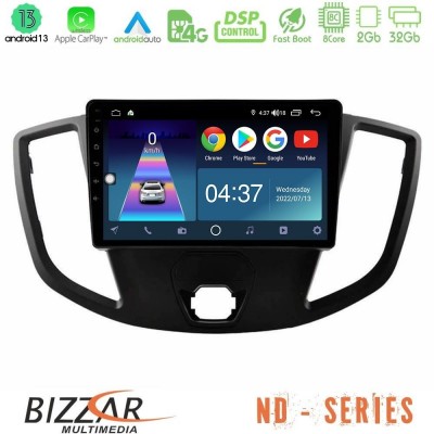 Bizzar ND Series 8Core Android13 2+32GB Ford Transit 2014-> Navigation Multimedia Tablet 9