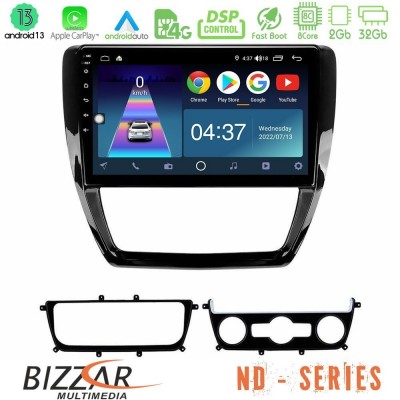 Bizzar ND Series 8Core Android13 2+32GB VW Jetta Navigation Multimedia Tablet 10