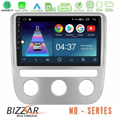 Bizzar ND Series 8Core Android13 2+32GB VW Scirocco 2008-2014 Navigation Multimedia Tablet 9