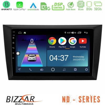 Bizzar ND Series 8Core Android13 2+32GB Vw Golf 6 Navigation Multimedia Tablet 9