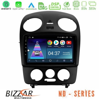 Bizzar ND Series 8Core Android13 2+32GB VW Beetle Navigation Multimedia Tablet 9