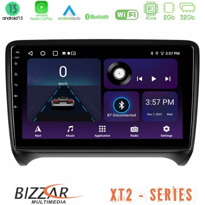 Bizzar XT2 Series 4Core Android13 2+32GB Audi TT B7 Navigation Multimedia Tablet 9