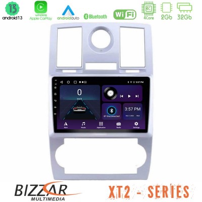 Bizzar XT2 Series 4Core Android13 2+32GB Chrysler 300C Navigation Multimedia Tablet 9