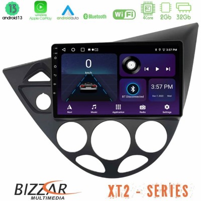 Bizzar XT2 Series 4Core Android13 2+32GB Ford Focus 1999-2004 Navigation Multimedia Tablet 9