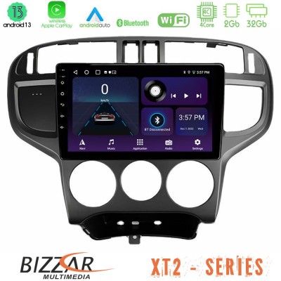 Bizzar XT2 Series 4Core Android13 2+32GB Hyundai Matrix 2001-2010 Navigation Multimedia Tablet 9