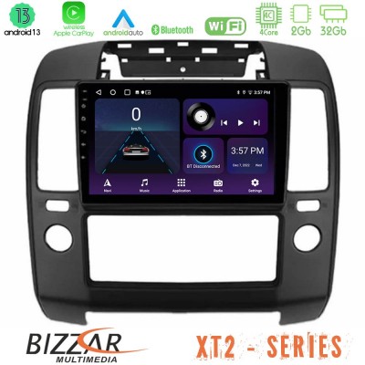 Bizzar XT2 Series 4Core Android13 2+32GB Nissan Navara Navigation Multimedia Tablet 9