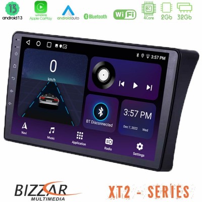 Bizzar XT2 Series 4Core Android13 2+32GB Nissan Navara D40 Navigation Multimedia Tablet 9