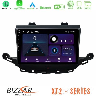 Bizzar XT2 Series 4Core Android13 2+32GB Opel Astra K 2015-2019 Navigation Multimedia Tablet 9