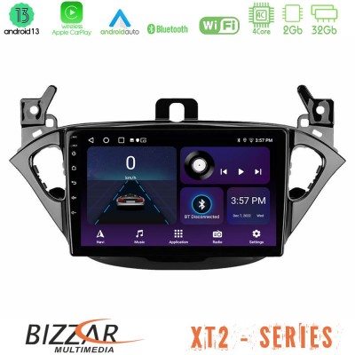 Bizzar XT2 Series 4Core Android13 2+32GB Opel Corsa E/Adam Navigation Multimedia Tablet 9