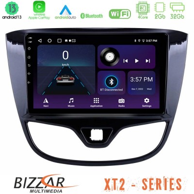 Bizzar XT2 Series 4Core Android13 2+32GB Opel Karl 2017-2019 Navigation Multimedia Tablet 9