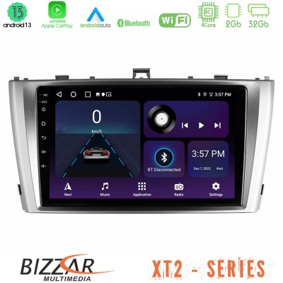 Bizzar XT2 Series 4Core Android13 2+32GB Toyota Avensis T27 Navigation Multimedia Tablet 9