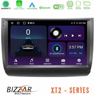 Bizzar XT2 Series 4Core Android13 2+32GB Toyota Prius 2004-2009 Navigation Multimedia Tablet 9