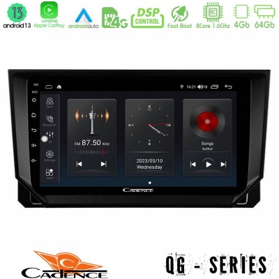 Cadence QG Series 8Core Android13 4+64GB Seat Arona/Ibiza Navigation Multimedia Tablet 9