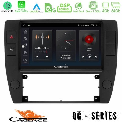 Cadence QG Series 8Core Android13 4+64GB VW Passat B5 2001-2005 Navigation Multimedia Tablet 9