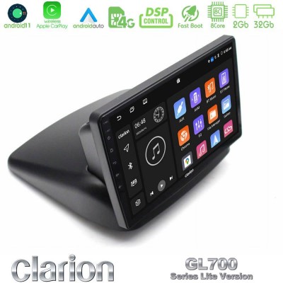 Clarion GL700 Lite Series 8Core Android11 2+32GB Fiat Doblo 2002-2009 Navigation Multimedia Tablet 9