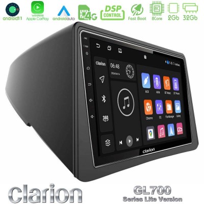 Clarion GL700 Lite Series 8Core Android11 2+32GB Opel Mokka Navigation Multimedia Tablet 9