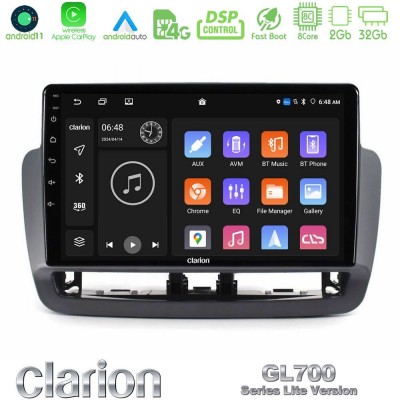 Clarion GL700 Lite Series 8Core Android11 2+32GB Seat Ibiza 2012-2015 Navigation Multimedia Tablet 9