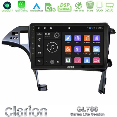 Clarion GL700 Lite Series 8Core Android11 2+32GB Toyota Prius 2010-2015 Navigation Multimedia Tablet 10