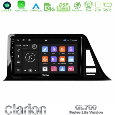 Clarion GL700 Lite Series 8Core Android11 2+32GB Toyota CH-R Navigation Multimedia Tablet 9