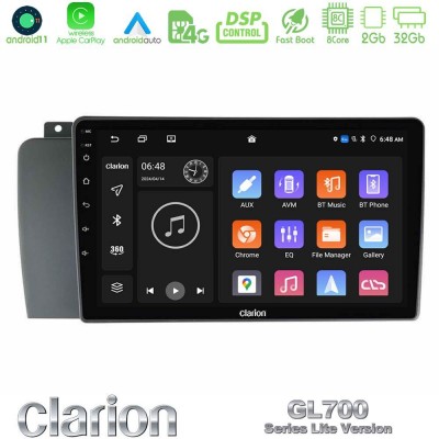 Clarion GL700 Lite Series 8Core Android11 2+32GB Volvo S60 2004-2009 Navigation Multimedia Tablet 9