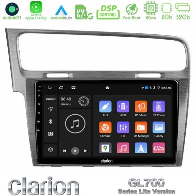 Clarion GL700 Lite Series 8Core Android11 2+32GB VW GOLF 7 Navigation Multimedia Tablet 10