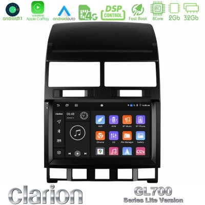 Clarion GL700 Lite Series 8Core Android11 2+32GB VW Touareg 2002 – 2010 Navigation Multimedia Tablet 9