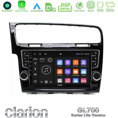 Clarion GL700 Lite Series 8Core Android11 2+32GB VW GOLF 7 Navigation Multimedia Tablet 9