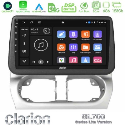 Clarion GL700 Lite Series Opel Corsa C/Combo C 8Core Android11 6+128GB Navigation Multimedia Tablet 9″ Με Carplay & Android Auto