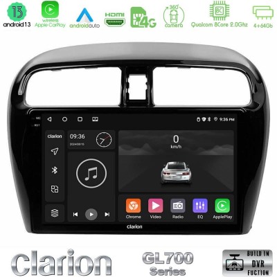 Clarion GL700 Series 8Core Android13 4+64GB Mitsubishi Space Star 2013-2016 Navigation Multimedia Tablet 9