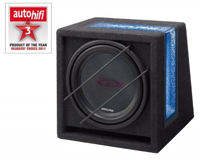 Alpine SBG-844BR Ready to use Bass Reflex Subwoofer