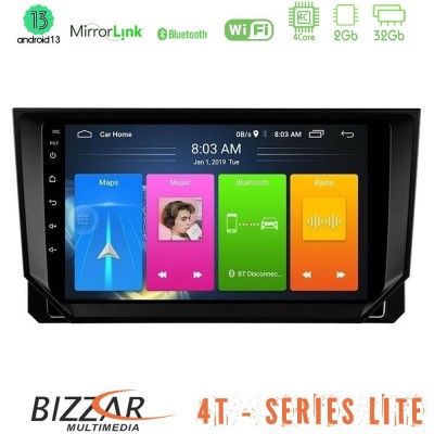 Bizzar 4T Series Seat Arona/Ibiza 4Core Android13 2+32GB Navigation Multimedia Tablet 9