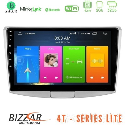 Bizzar 4T Series VW Passat 4Core Android13 2+32GB Navigation Multimedia Tablet 10