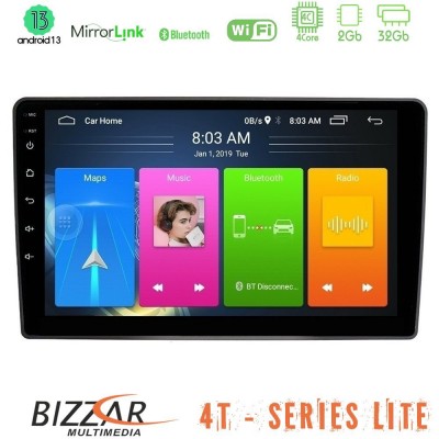 Bizzar 4T Series VW Passat 4Core Android13 2+32GB Navigation Multimedia Tablet 9