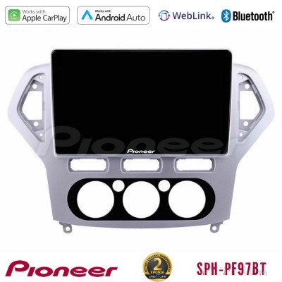 Pioneer SPH-PF97BT Series    Ford Mondeo 2007-2010 Manual A/C Multimedia Station 9