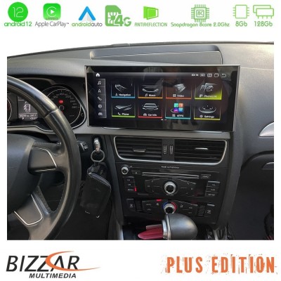 Audi A4/A5 (B8) 2008-2015 Android12 (8+128GB) Navigation Multimedia 10.25″ HD Anti-reflection