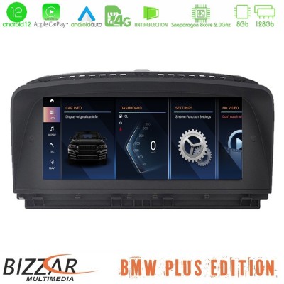 BMW 7er E65/66 Android12 (8+128GB) Navigation Multimedia 8.8″ Black Panel