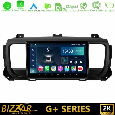 Bizzar G+ Series Citroen/Peugeot/Opel/Toyota 8core Android12 6+128GB Navigation Multimedia Tablet 9