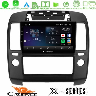 Cadence X Series Nissan Navara 8core Android12 4+64GB Navigation Multimedia Tablet 9