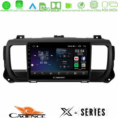 Cadence X Series Citroen/Peugeot/Opel/Toyota 8core Android12 4+64GB Navigation Multimedia Tablet 9