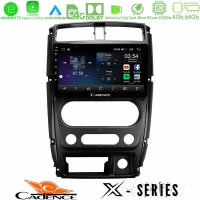 Cadence X Series Suzuki Jimny 2007-2017 8core Android12 4+64GB Navigation Multimedia Tablet 9