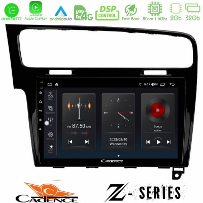 Cadence Z Series VW GOLF 7 8core Android12 2+32GB Navigation Multimedia Tablet 10