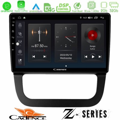 Cadence Z Series VW Jetta 8core Android12 2+32GB Navigation Multimedia Tablet 10