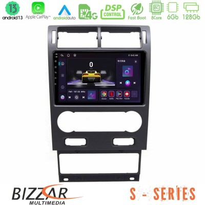 Bizzar S Series Ford Mondeo 2004-2007 8core Android13 6+128GB Navigation Multimedia Tablet 9