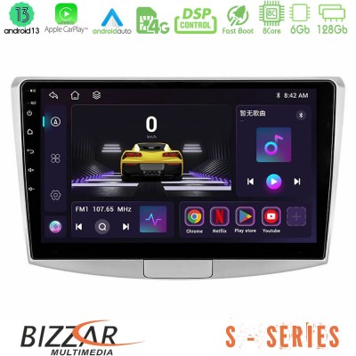 Bizzar S Series VW Passat 8core Android13 6+128GB Navigation Multimedia Tablet 10