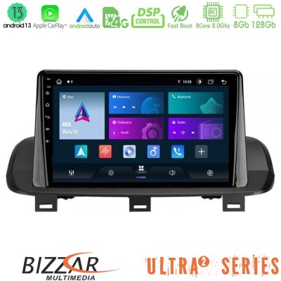 Bizzar Ultra Series Nissan Qashqai J12 & X-Trail T33 8core Android13 8+128GB Navigation Multimedia Tablet 10