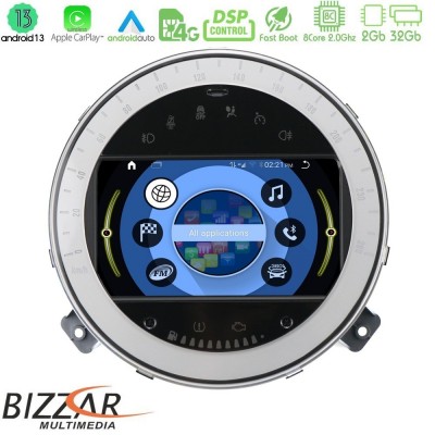 Bizzar Mini Cooper/Countryman 8core Android13 2+32GB Navigation Multimedia System